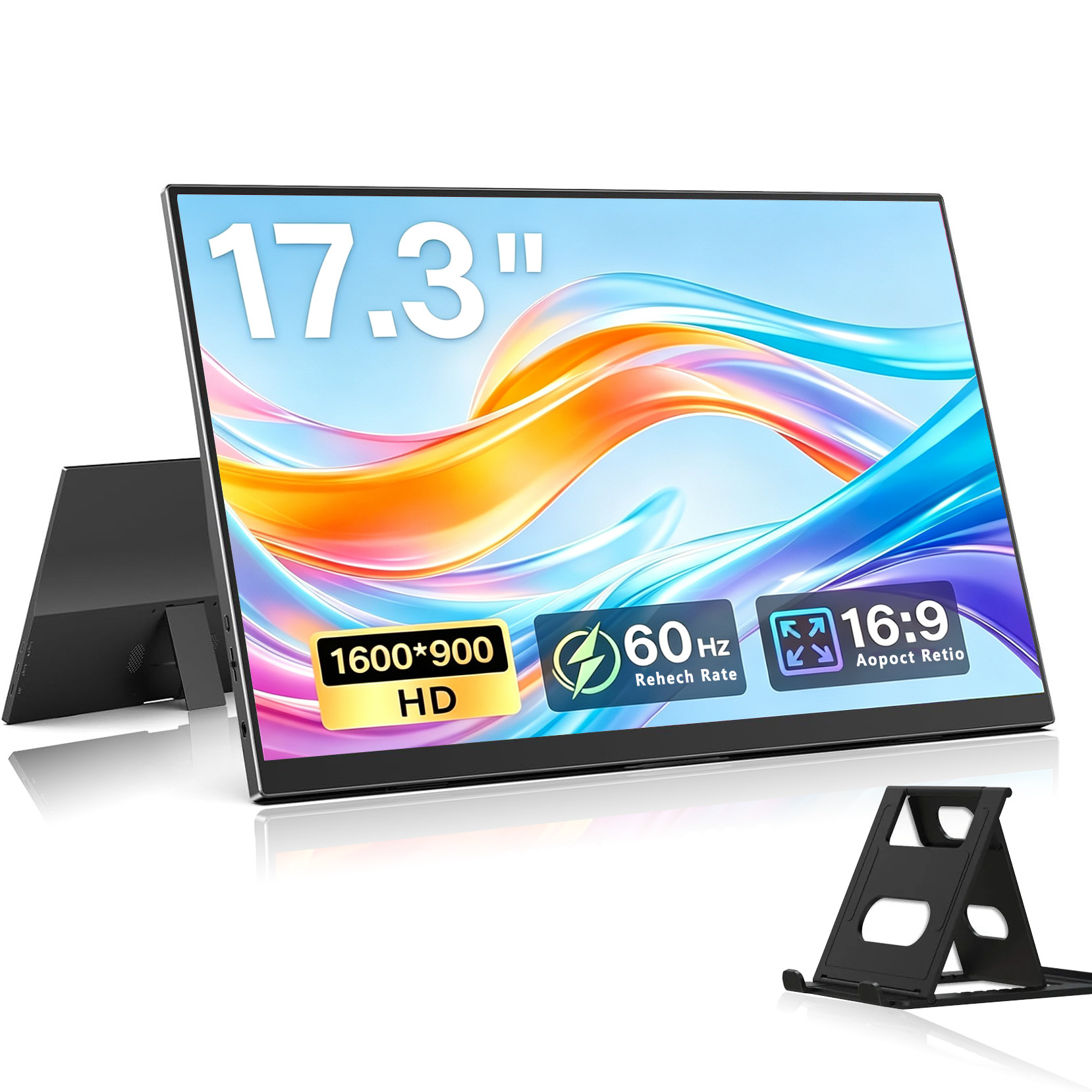 Tablet Lap Desk - 17,3-дюймовый портативный монитор с разрешением 1600*900