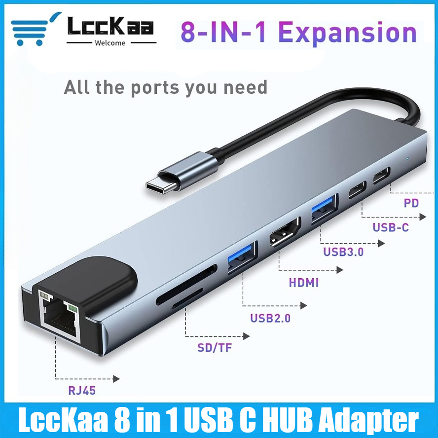 Usb Hub Type C - USB-C хаб 8/7 в 1 с