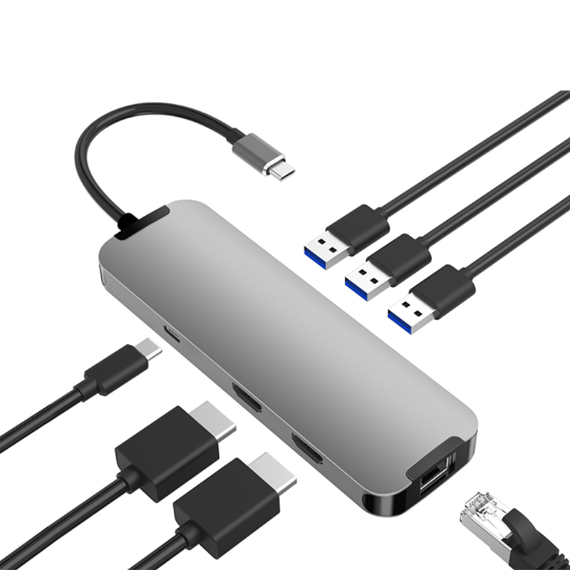 Usb Hub Type C - Многофункциональный совместимый USB-хаб OEM, адаптер USB
