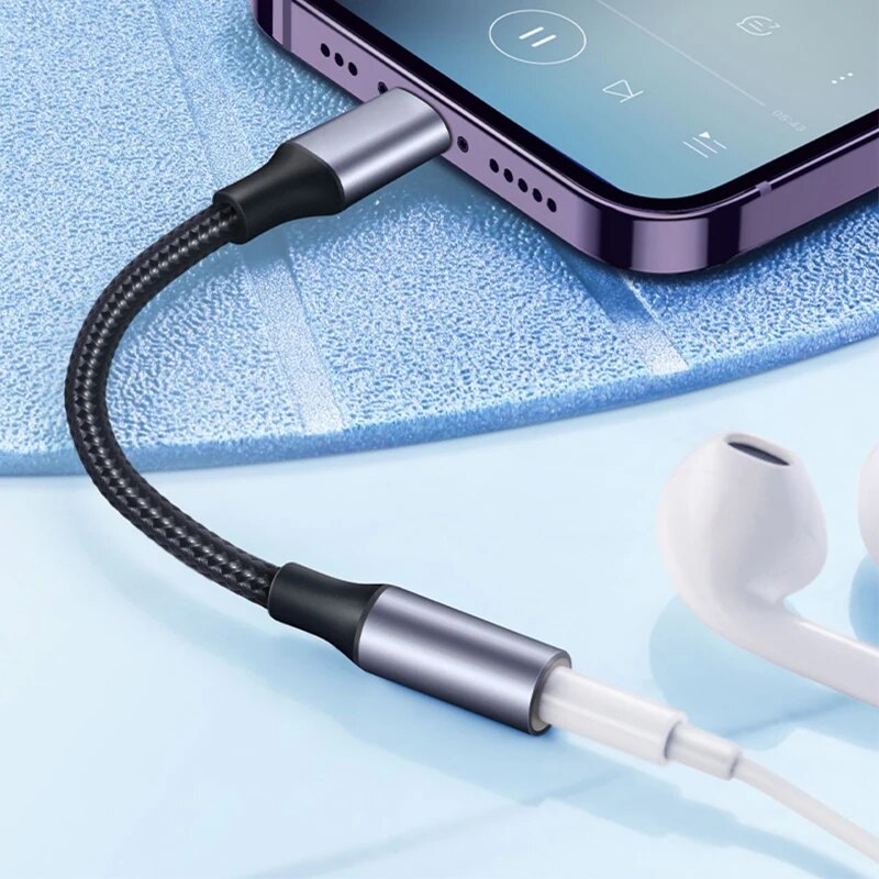 3,5 мм разъем AUX-кабель 8-кон – обзор и цена Wired Earphone Lightning