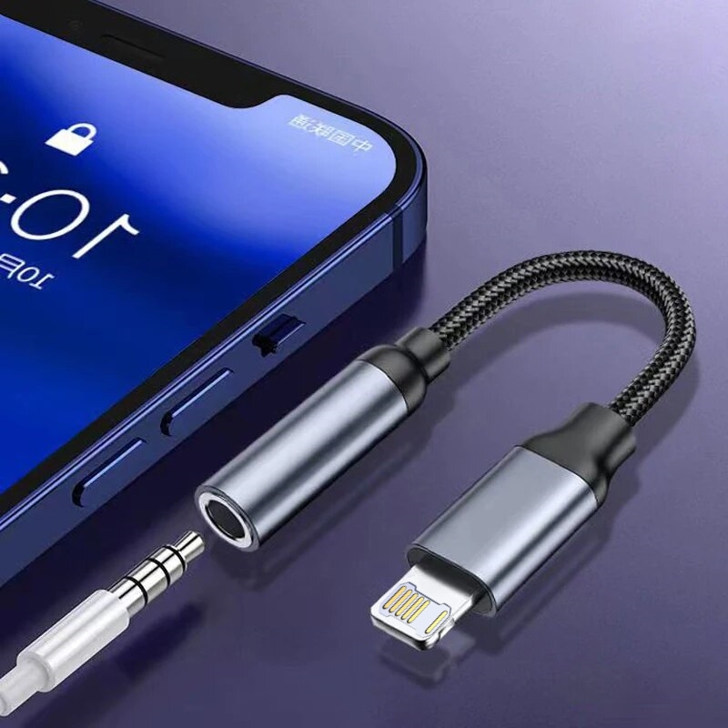 3,5 мм разъем AUX-кабель 8-кон – обзор и цена Wired Earphone Lightning