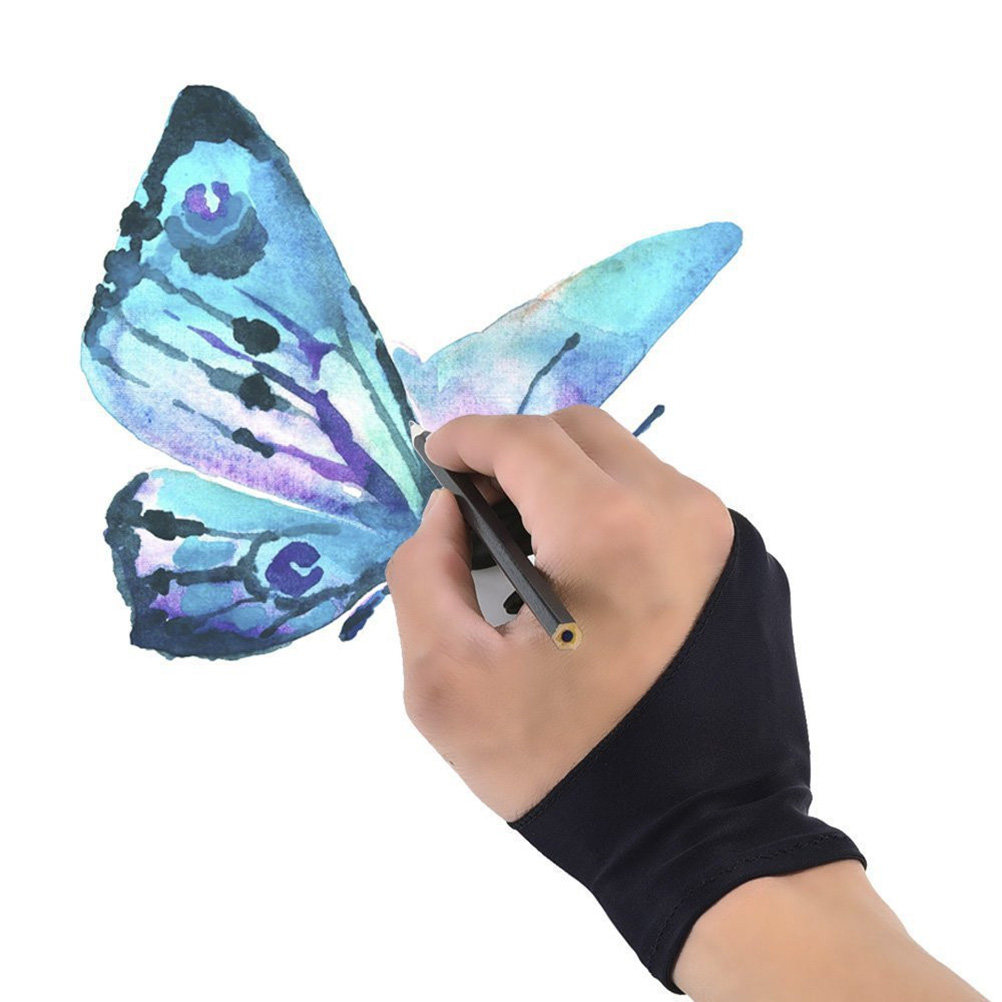 2 шт. перчатки для рисования н – обзор и цена Drawing Glove Artist