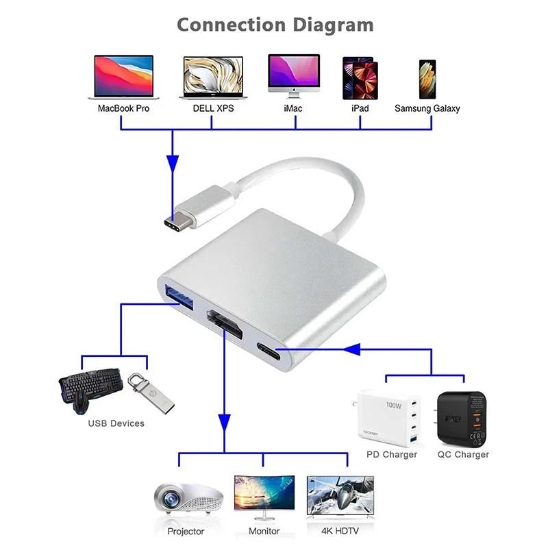 3-в-1: концентратор Type-C с п – обзор и цена Usb Hub Type C