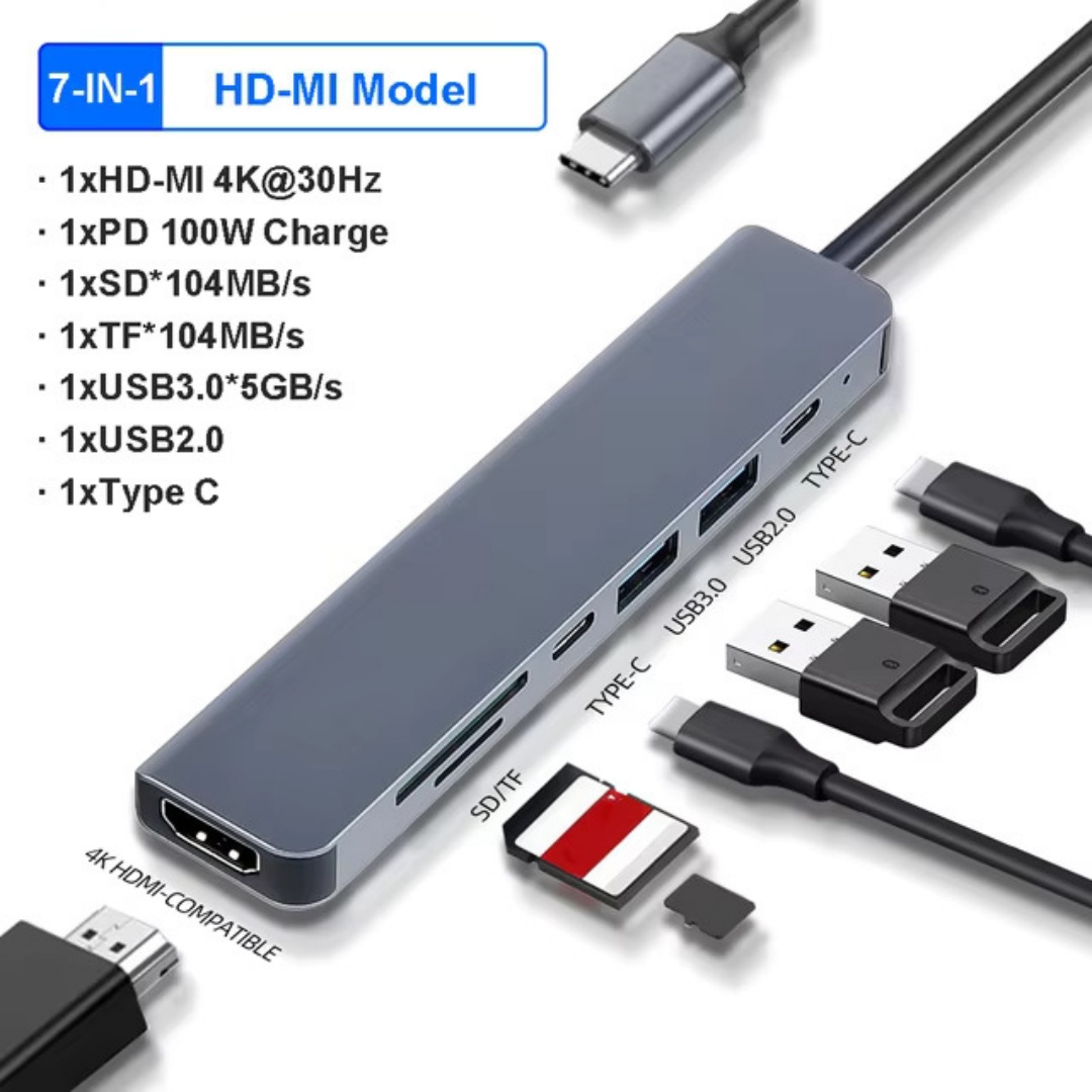 Док-концентратор 4/7/8/11 в 1, – обзор и цена Usb Hub Type C