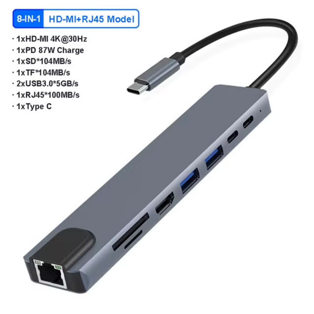 Док-концентратор 4/7/8/11 в 1, – обзор и цена Usb Hub Type C