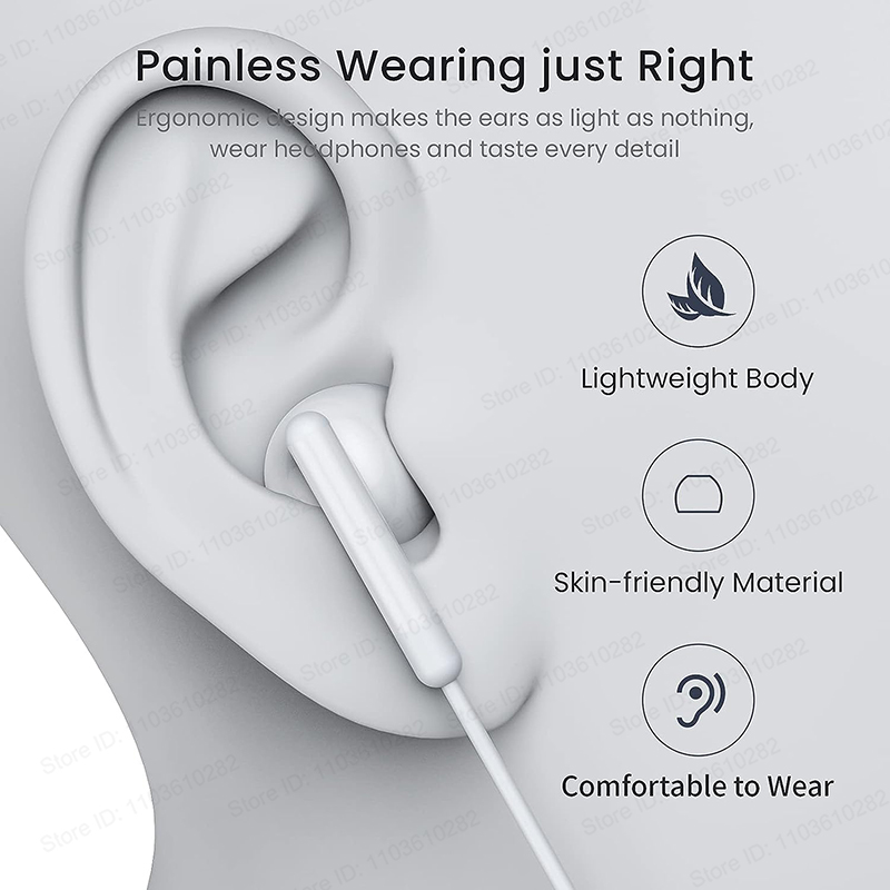 Проводные наушники для iPhone  – обзор и цена Wired Earphone Lightning